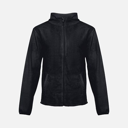 Куртка флисовая мужская Helsinki, черная, размер XXL