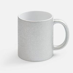 Кружка для сублимационной печати Sagredo, серебристая