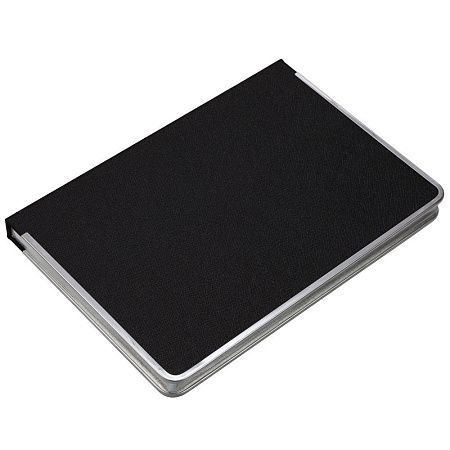 Ежедневник Frame Metal, недатированный, черный