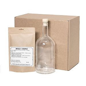 Набор  "Сам себе сомелье" для приготовления авторского напитка Липовая настойка с имбирём