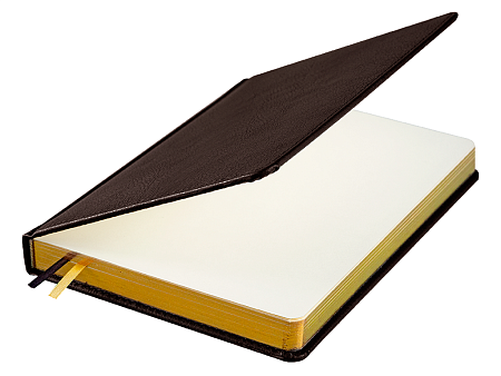 Ежедневник Classic Romanee А5, темно-коричневый, недатированный, в твердой обложке