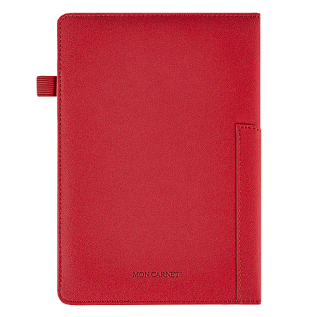 Ежедневник Smart Asti Jeans А5, красный, недатированный, в твердой обложке с поролоном