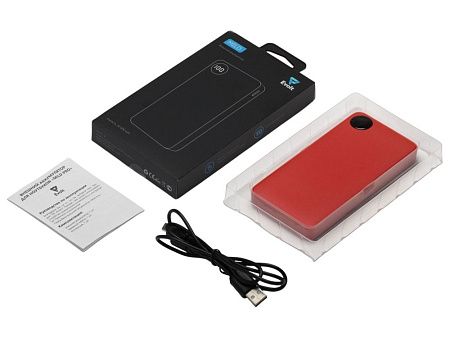 Внешний аккумулятор «Mild», металлик soft-touch, 10 000 mAh