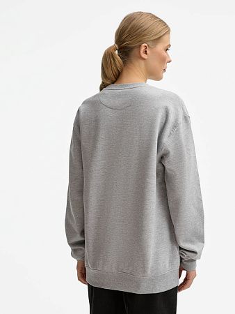 Свитшот унисекс Columbia, серый меланж, размер S