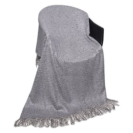 Плед акриловый SUPER SOFT CARE, тёмно-серый