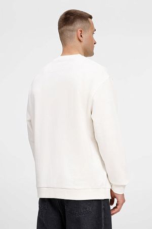 Свитшот унисекс Sinkopa, молочно-белый, размер XS/S