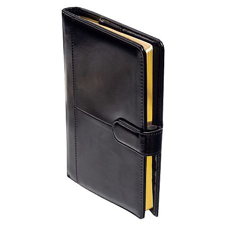 Ежедневник в суперобложке Country Business Pristine A5+, черный, недатированный, с магнитным клапаном, в твердой обложке c поролоном