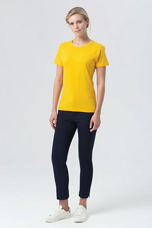 Футболка женская Miss 150, желтая, размер M