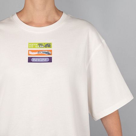 Футболка унисекс Раст (Rust), 240 гр., белая (теплый тон)