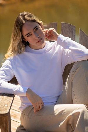 Свитшот унисекс Colombo, белый, размер XL