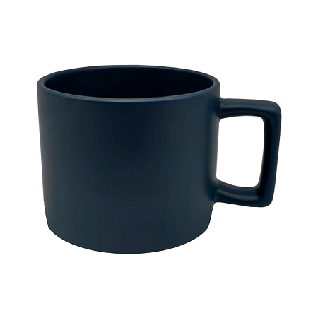 Кружка керамическая Geometry, тёмно-синяя