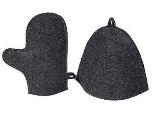 Банный набор из шапки и рукавицы «Renew»