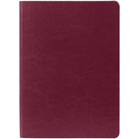 Ежедневник Nebraska Flex, недатированный, бордовый с серебристым