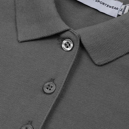 Рубашка поло женская Neptune, темно-серая, размер M