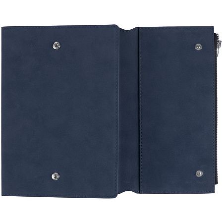 Ежедневник Grace на заказ, недатированный, темно-синий