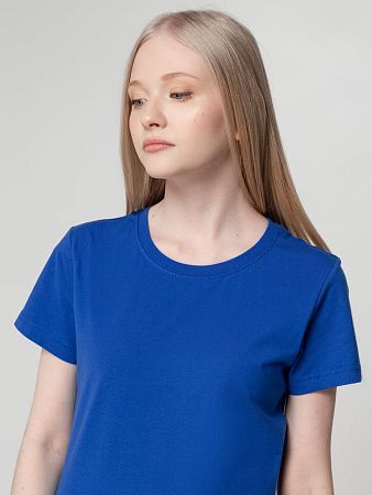 Футболка женская T-bolka Lady, ярко-синяя, размер L