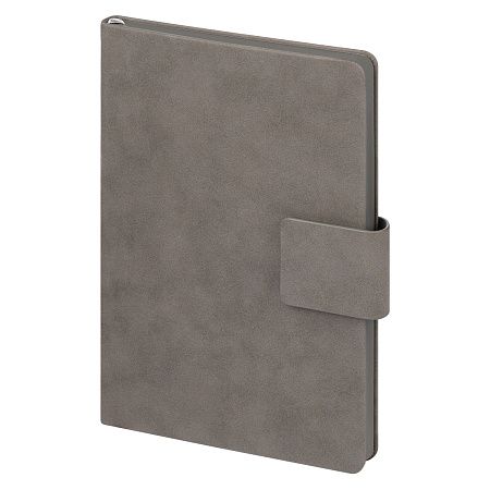 Ежедневник Риц (Ritz) недатированный, серый, твердая обложка