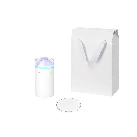 Подарочный набор Кристалл, Аурис (Crystal, Auris), белый (увлажнитель воздуха, зарядное устройство)