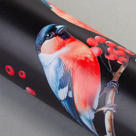 Набор подарочный "Алтай": термос, 3 кружки, покрытие пудра