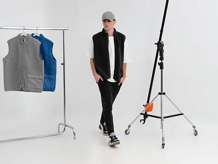 Жилет унисекс Oblako, черный, размер XL/2XL