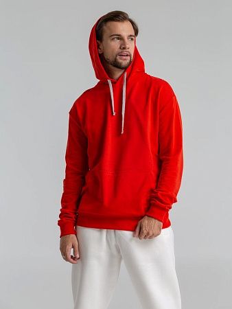Толстовка с капюшоном Unit Kirenga, красная, размер XS