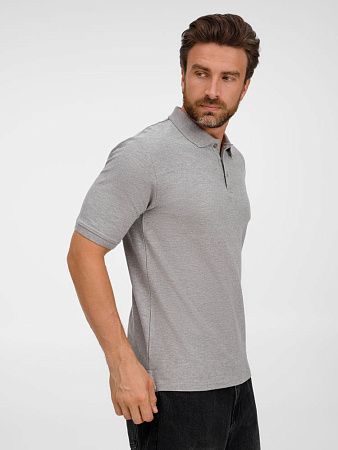 Рубашка поло унисекс Upswing, серый меланж, размер XXL