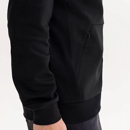 Толстовка на молнии с капюшоном MATEO черная, размер XL