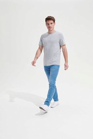 Футболка унисекс Tuner, светло-серый меланж, размер XS