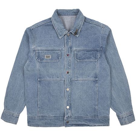 Лейбл кожаный Beta, XS, серый