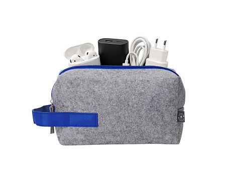 Органайзер для электроники и проводов «Felt» из RPET-фетра с ручкой