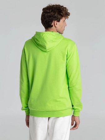 Толстовка на молнии с капюшоном Unit Siverga, зеленое яблоко, размер 4XL