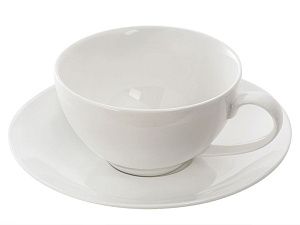 Чайная пара «Бангор», цвет: белый