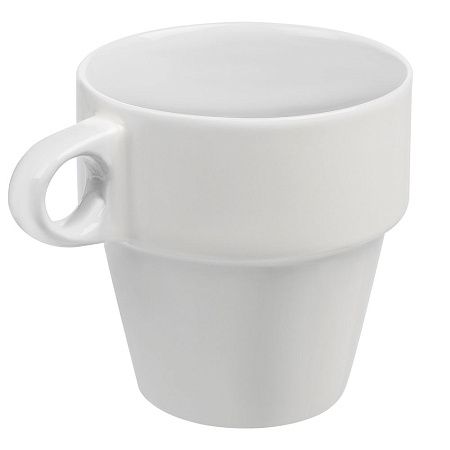 Набор из 4 кружек Inset с подставкой, черный