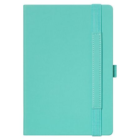 Ежедневник Alpha недатированный, серый/бирюзовый