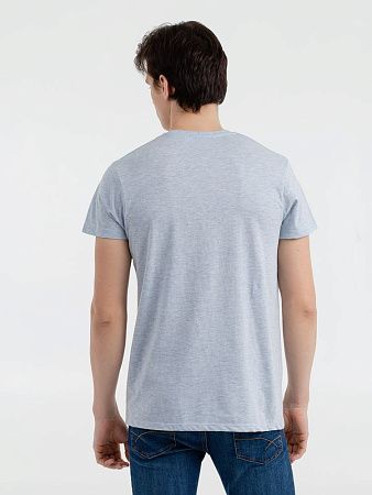Футболка мужская Regent Fit 150, голубой меланж, размер M