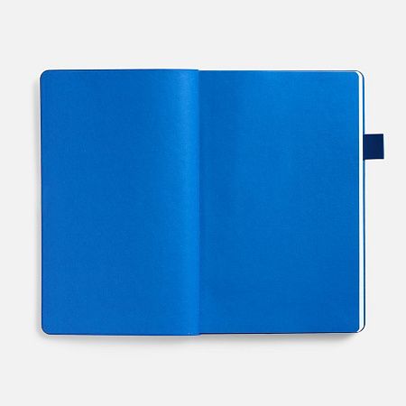 Ежедневник White Shall, недатированный, бело-синий