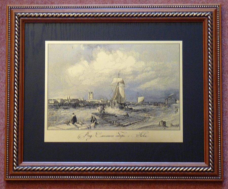 Гравюра "Смольный собор"