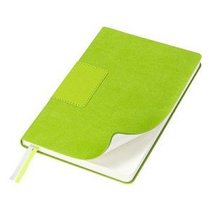 Ежедневник Flexy Stone Ostende А5, салатовый, недатированный, в гибкой обложке