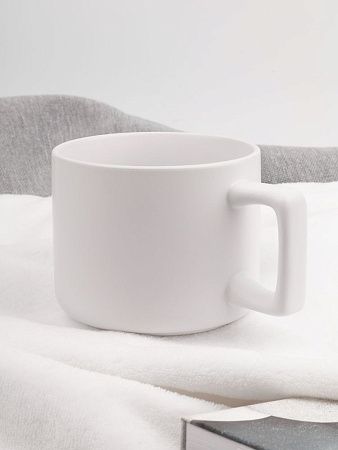 Чашка Jumbo в коробке матовая, белая