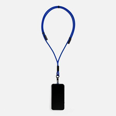 Кабель-ланьярд energyFlex Power Delivery 60 Вт, темно-синий