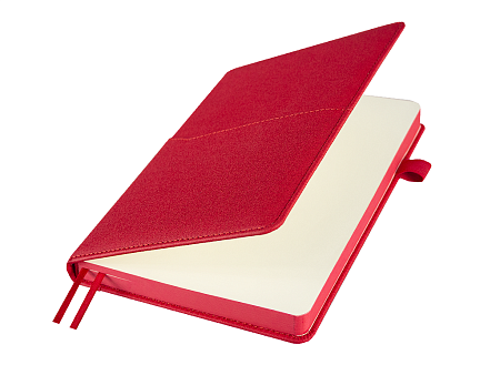 Ежедневник Smart Asti Jeans А5, красный, недатированный, в твердой обложке с поролоном