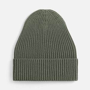 Шапка Catch Match без помпона, зеленая (полынь)
