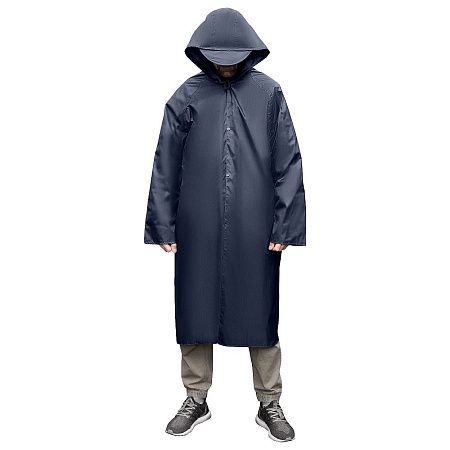 Дождевик Oxford, унисекс, материал полиэстер с пропиткой, размер M-L, темно-синий