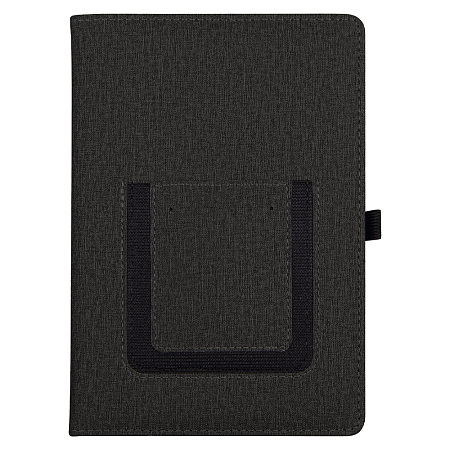 Ежедневник  Smart Wallet Cambric  A5, черный, недатированный, в твердой обложке с поролоном