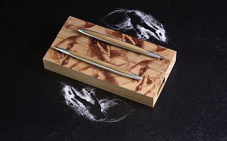 Набор из двух ручек Pininfarina Cambiano BOX CEDARWOOD