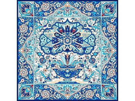 Набор: платок «Арабески» и свеча «Загадка Востока»