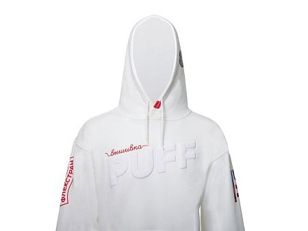 Худи оверсайз «Alpha.01» унисекс, с миксом видов нанесения