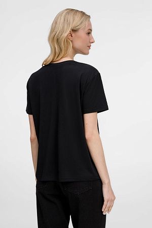 Футболка унисекс Senti, черная, размер S