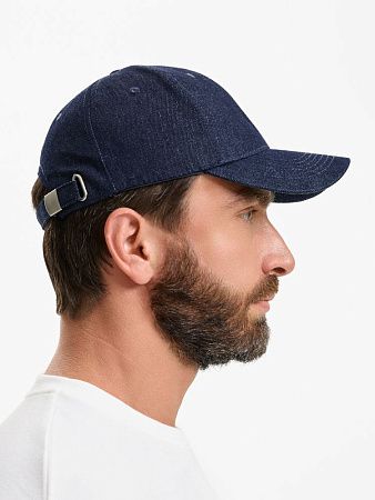 Бейсболка Denimate, темно-синяя