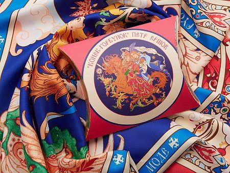 Платок «Конёк - Горбунок»